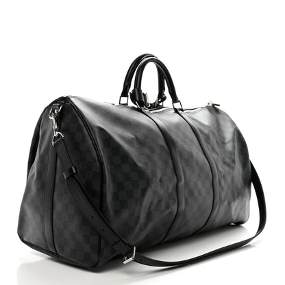 Louis Vuitton Damier Graphite Keepall Bandouliere 55 2 of 9