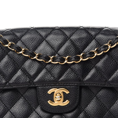 Chanel Caviar Quilted East West Flap Black 10 of 10