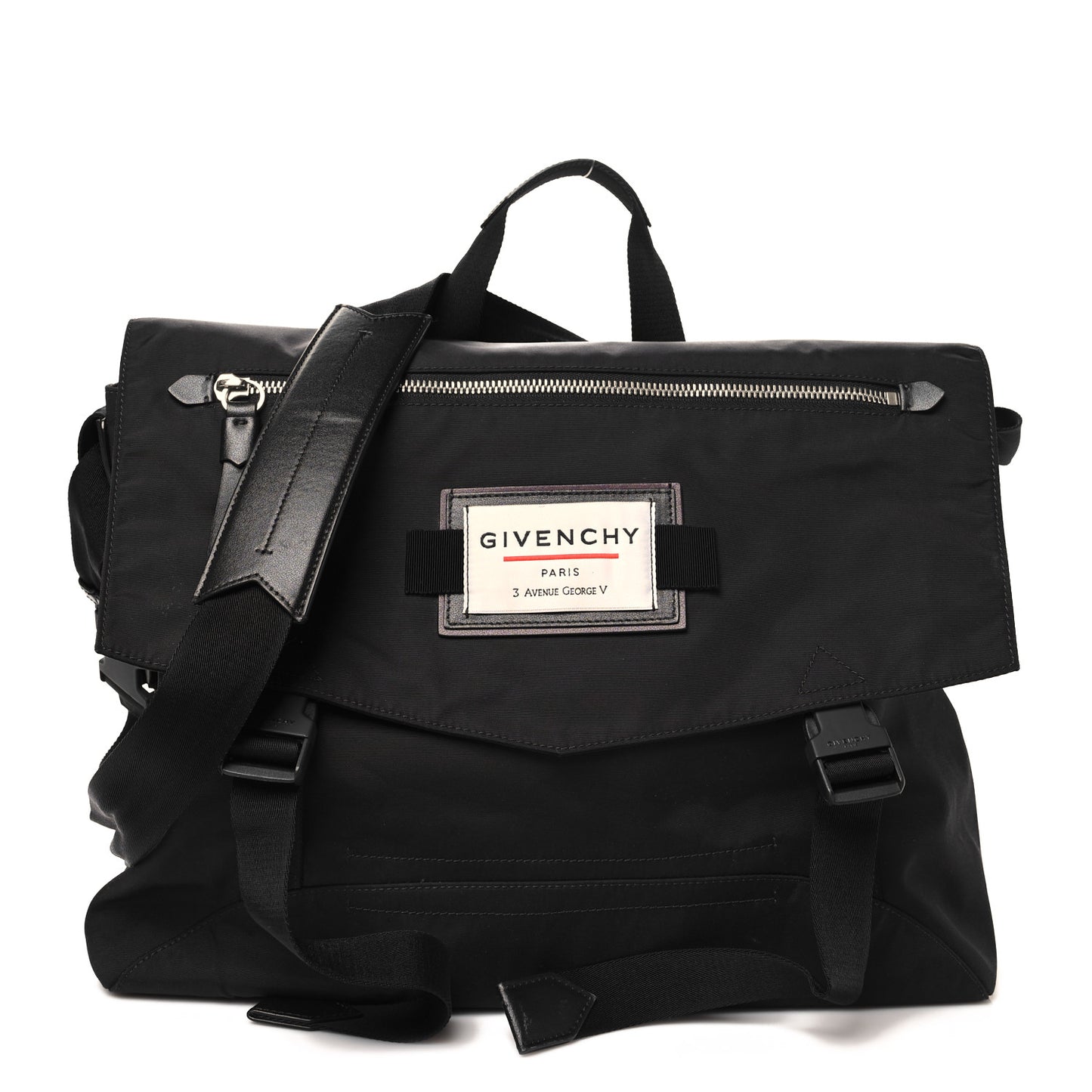 Nylon Downtown Messenger Black