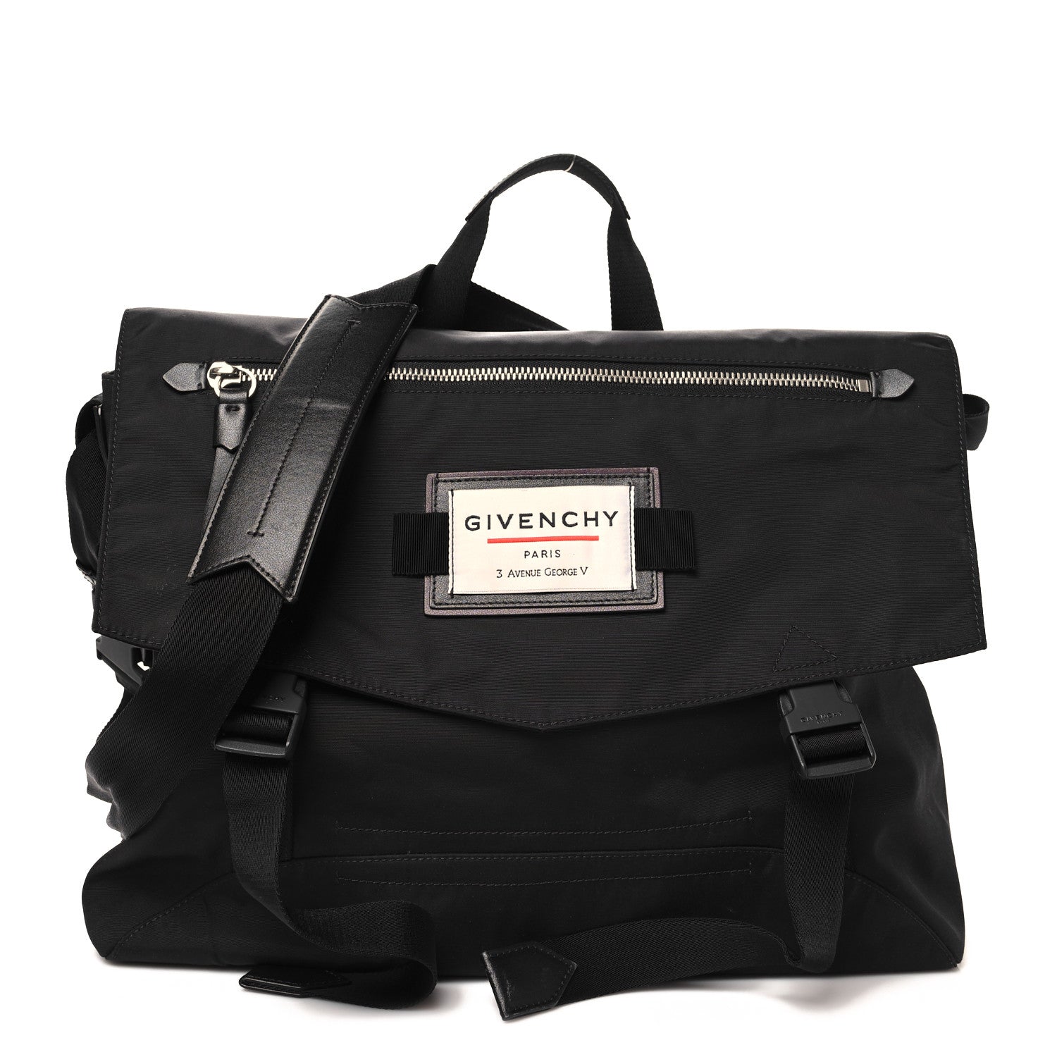 Givenchy Nylon Downtown Messenger Black 1 of 9