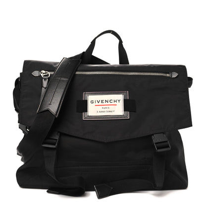 Givenchy Nylon Downtown Messenger Black 1 of 9