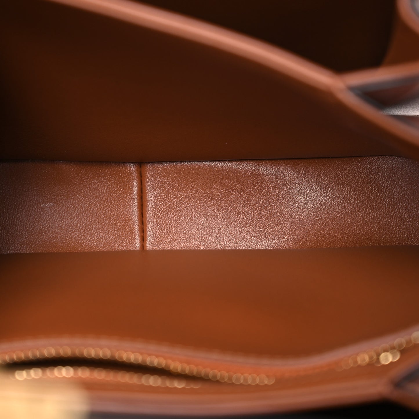 Textile Calfskin Classique Triomphe Bag Natural Tan