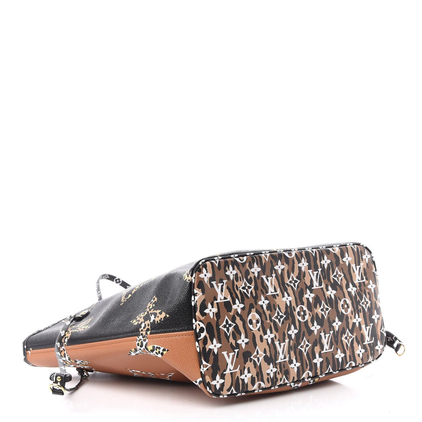 Monogram Giant Jungle Neverfull MM Black