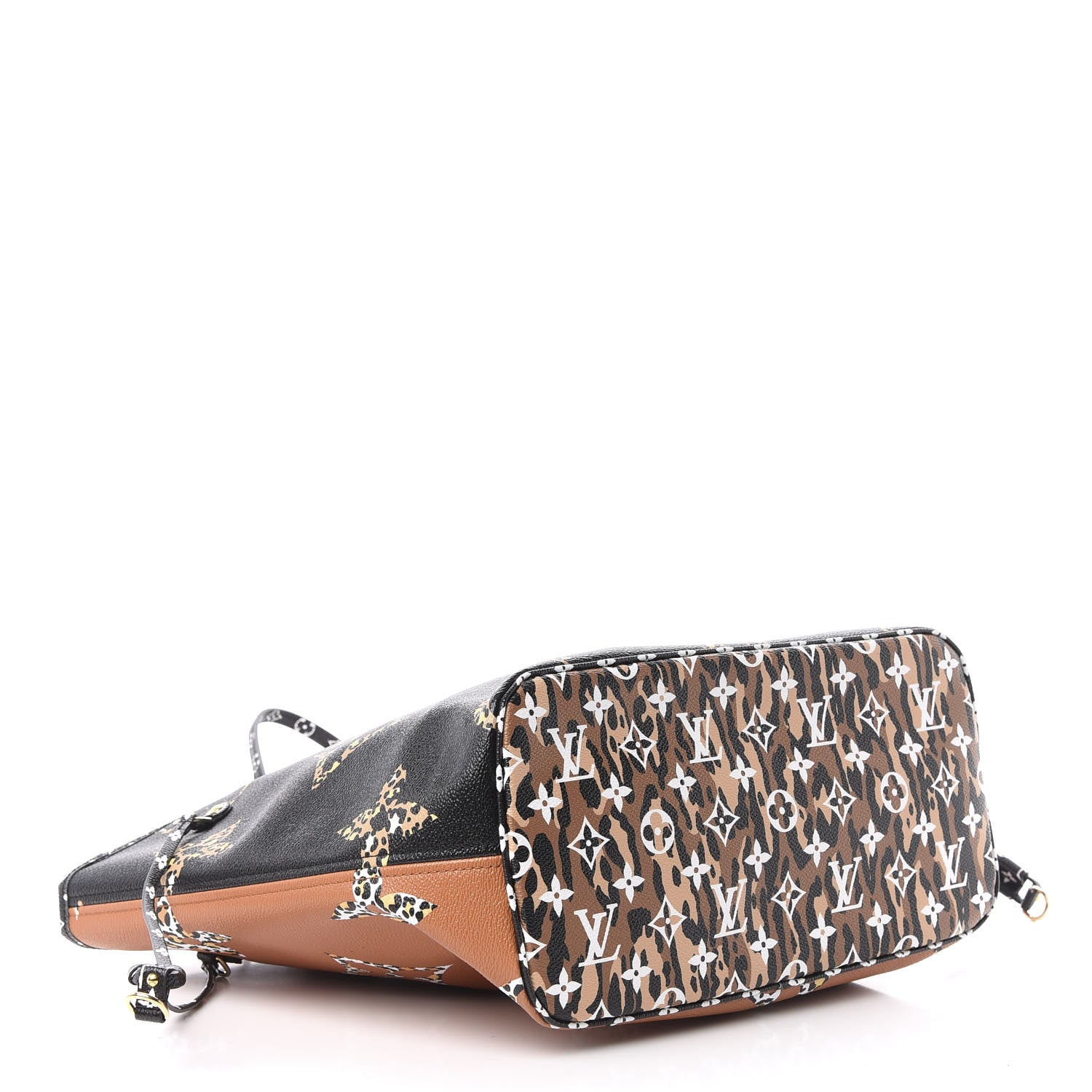 Louis Vuitton Monogram Giant Jungle Neverfull MM Black 4 of 10