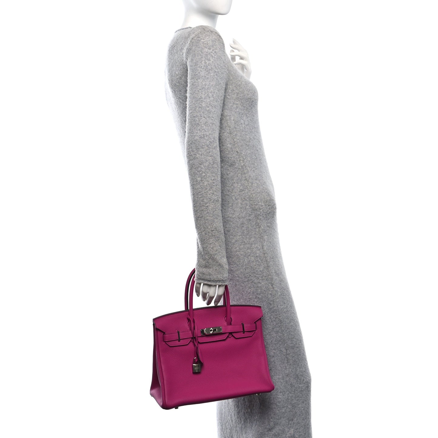 Togo Birkin 30 Rose Pourpre