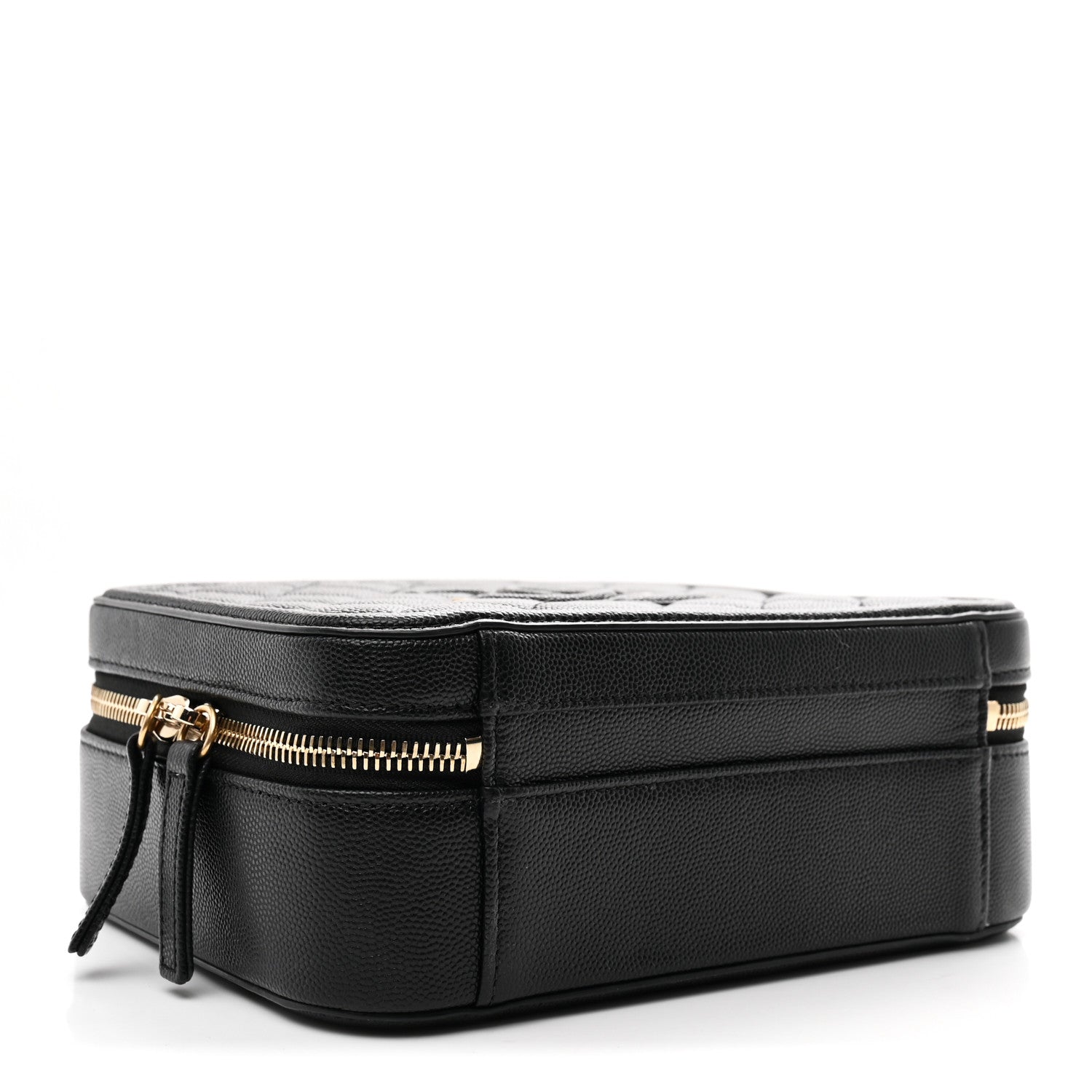 Chanel Caviar Quilted Medium CC Filigree Vanity Case Black 3 of 9