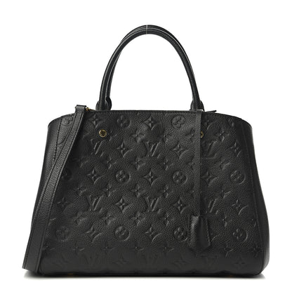 Louis Vuitton Empreinte Montaigne MM Black 1 of 11