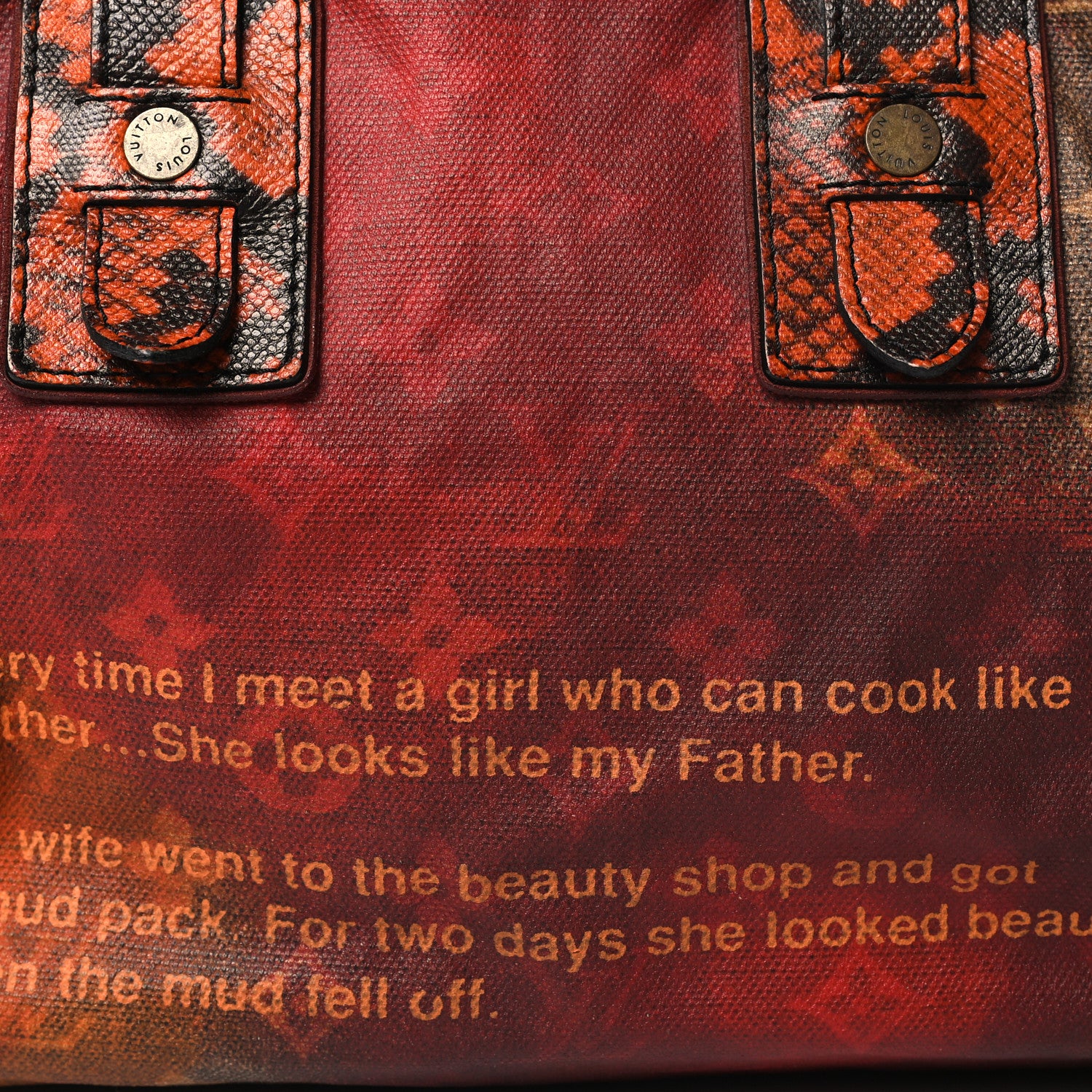 Louis Vuitton Richard Prince Mancrazy Jokes Bag 8 of 13