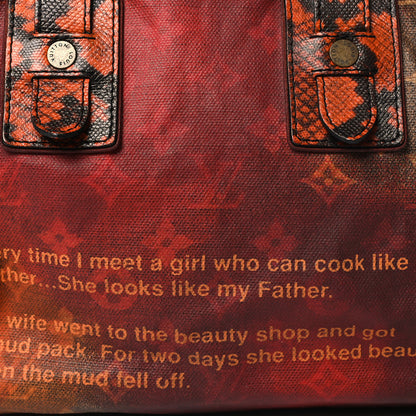 Louis Vuitton Richard Prince Mancrazy Jokes Bag 8 of 13