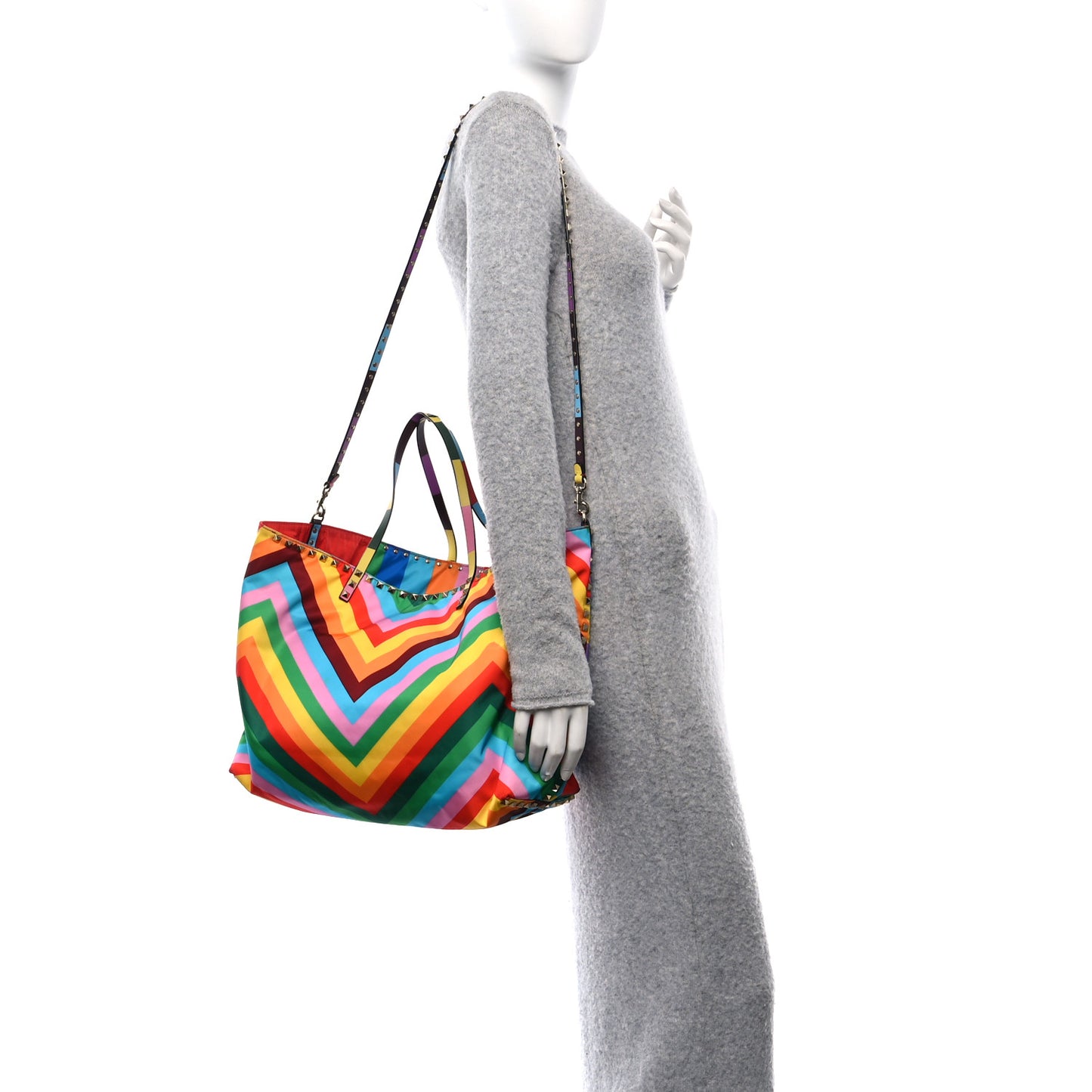 Nylon Rockstud 1973 Easy Tote Multicolor
