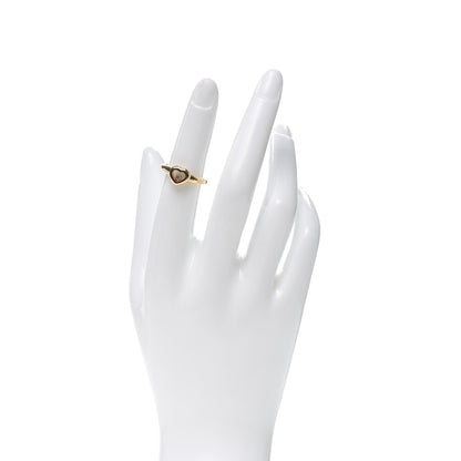 Chopard 18K Yellow Gold Diamond Happy Heart Ring 51 5.75 2 of 6