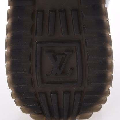 Louis Vuitton Suede Monogram Run Away Sneakers 40 Black 8 of 10