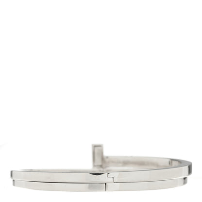 Tiffany Sterling Silver Diamond T Square Wrap Bracelet 2 of 3