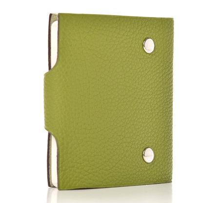 Hermes Togo Ulysse Mini Notebook Cover Vert Anis 3 of 8