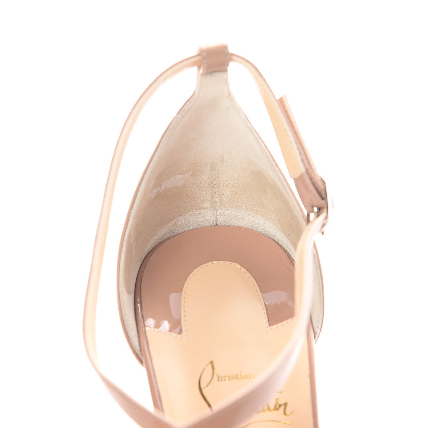 Nappa Patent Mira Bella 100 Sandals 41 Nude