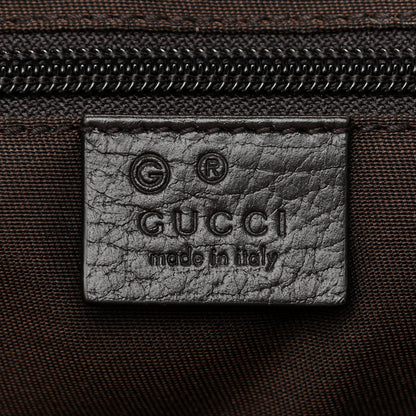 Gucci Monogram Flap Messenger Bag Beige Dark Brown 6 of 10