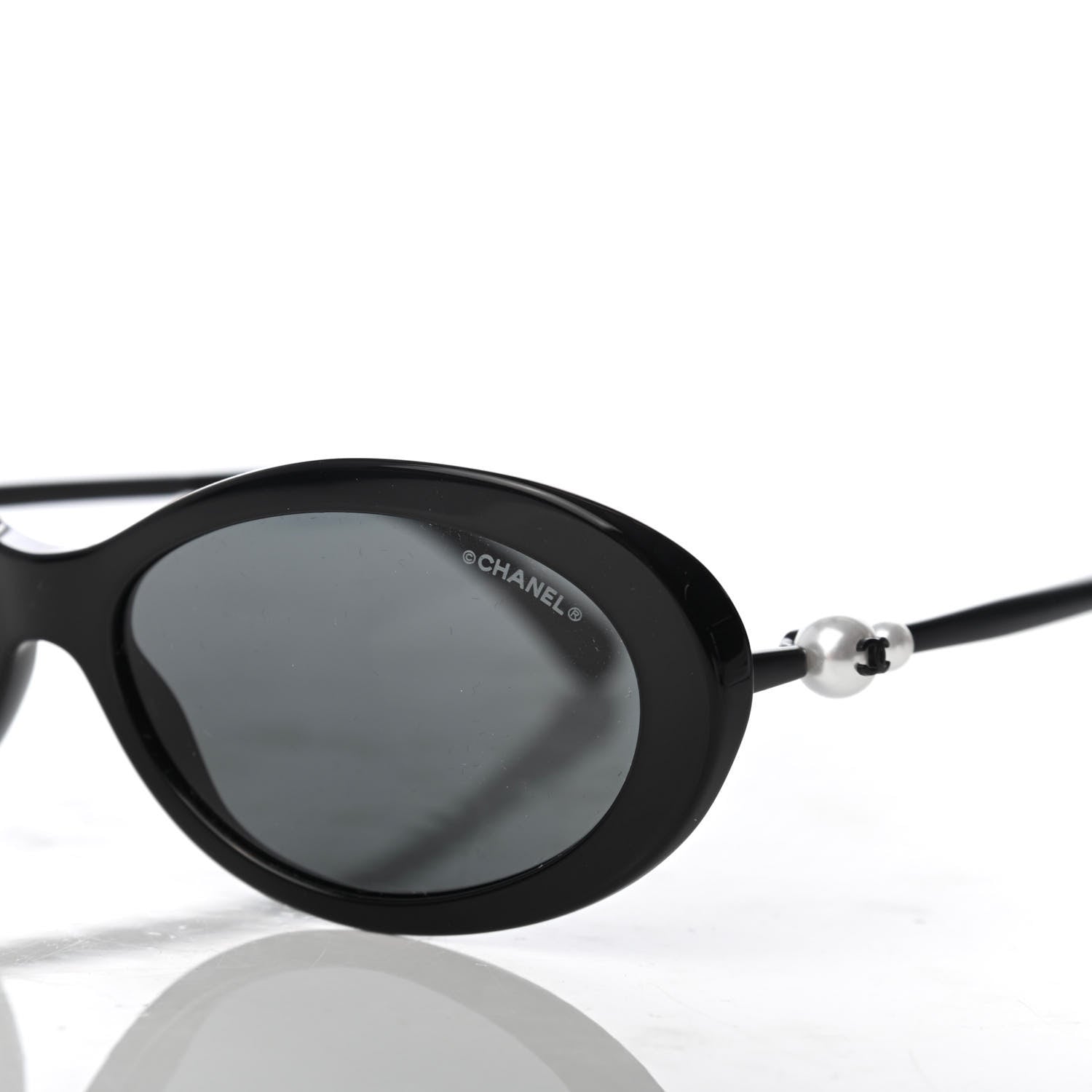 Chanel Acetate Pearl Sunglasses 5428-H Black 7 of 8
