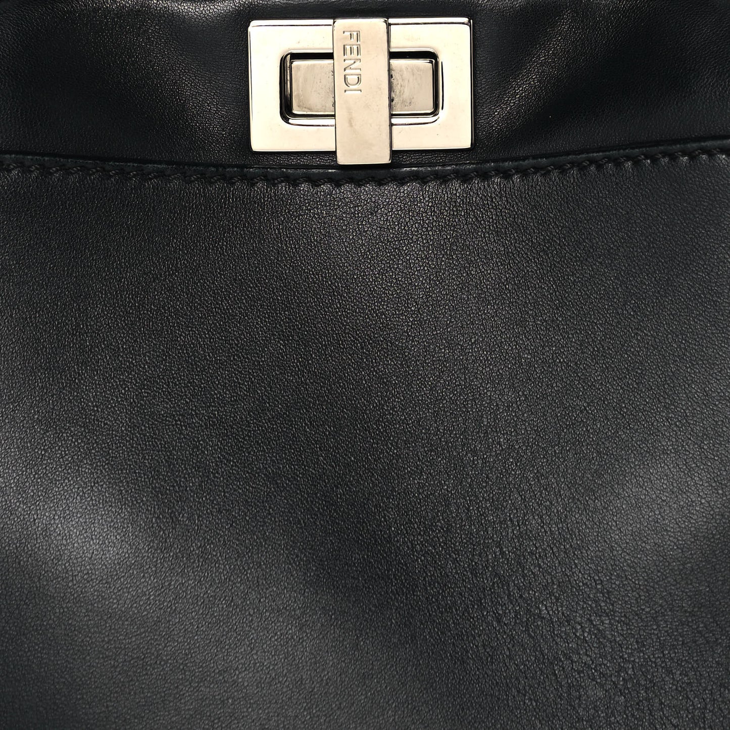 Nappa Lace Up Mini Peekaboo Iconic Satchel Black
