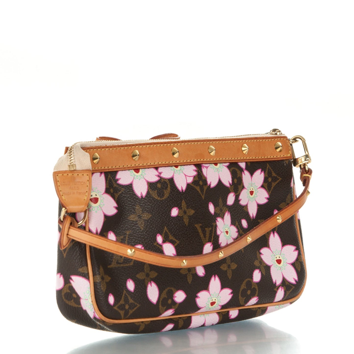Monogram Cherry Blossom Pochette Accessories Brown