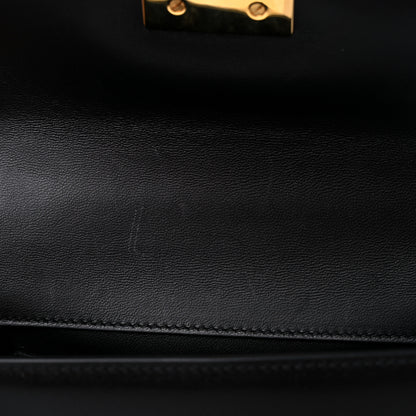 Christian Dior Smooth Calfskin Micro 30 Montaigne Flap Bag Black 9 of 12