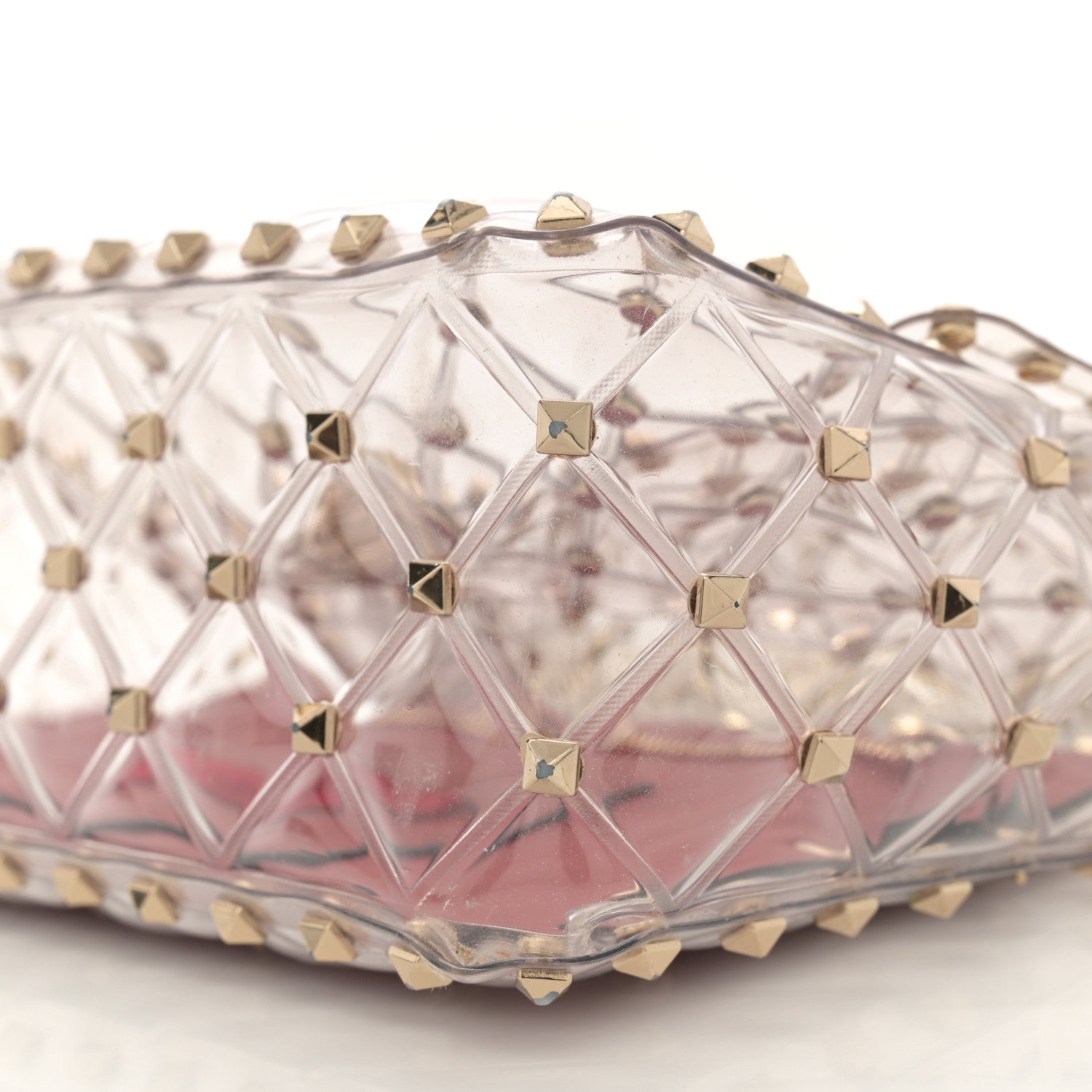 Valentino Garavani PVC Medium Rockstud Spike Shoulder Bag 9 of 9