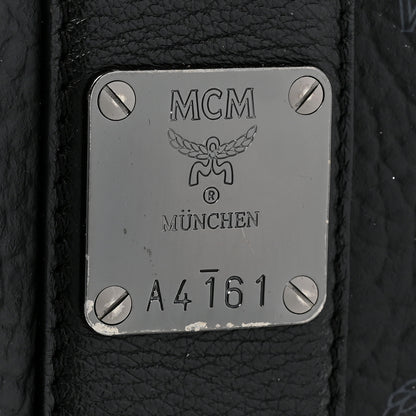 MCM Visetos Large Liz Reversible Shopper Tote Black 12 of 28