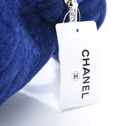 Chanel Terry Cloth Cotton CC Waist Bag Towel Set Blue 9 of 13