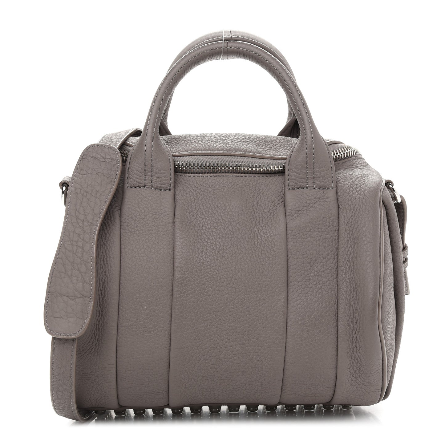 Pebbled Lambskin Rockie Gray Rhodium Hardware