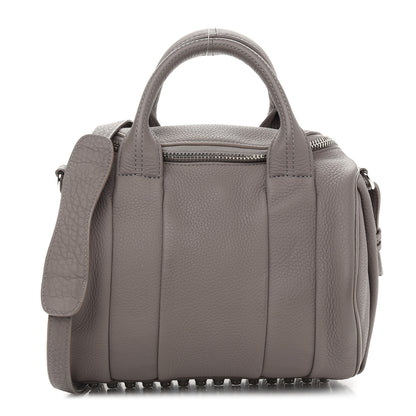 Alexander Wang Pebbled Lambskin Rockie Gray Rhodium Hardware 1 of 10