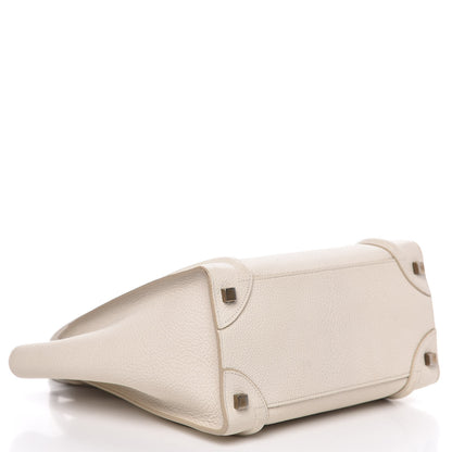 Celine Goatskin Micro Luggage White 4 of 14