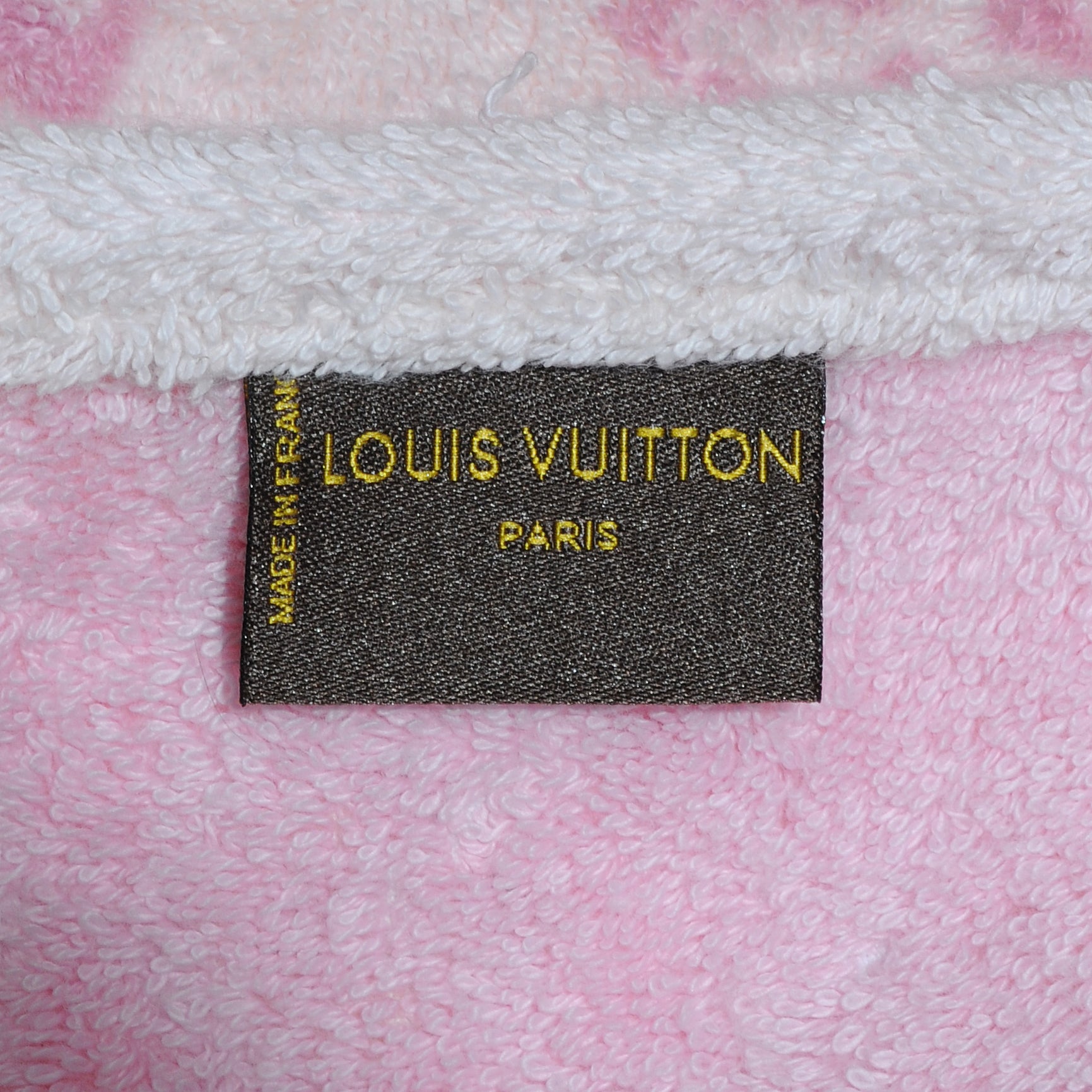 Louis Vuitton Cotton Monogram Cherry Blossom Towel Pink 5 of 6