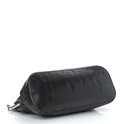 Prada Calfskin Tessuto Nylon Shoulder Bag Black 4 of 11
