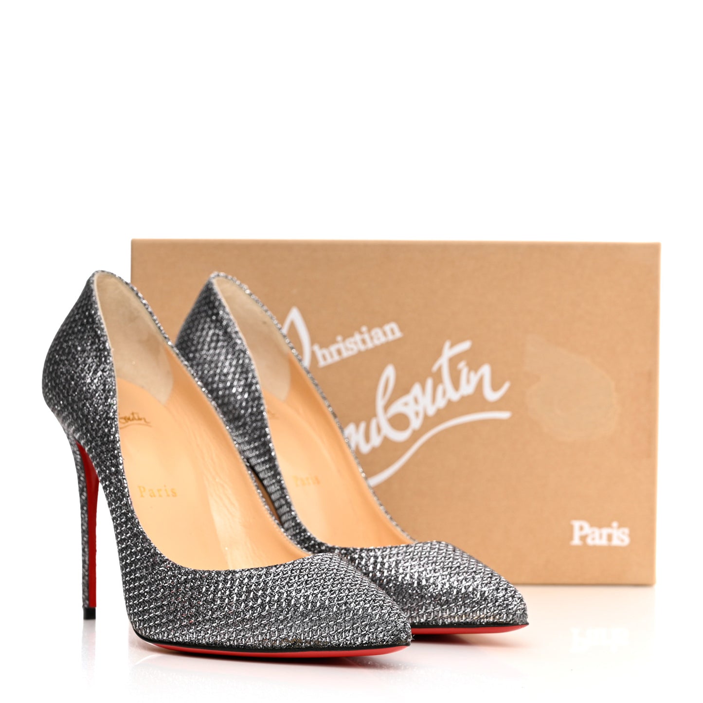 Glitter Diams Pigalle Follies 100 Pumps 38.5 Antic Silver