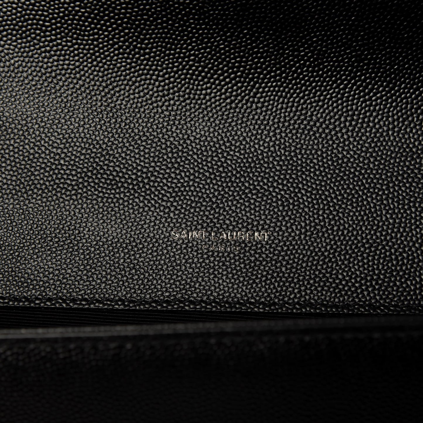 Grain De Poudre Monogram Cassandre Clutch Black