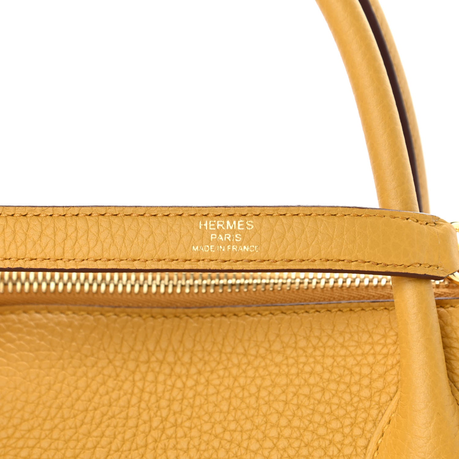 Hermes Taurillon Clemence Bolide 31 Jaune Ambre 6 of 11