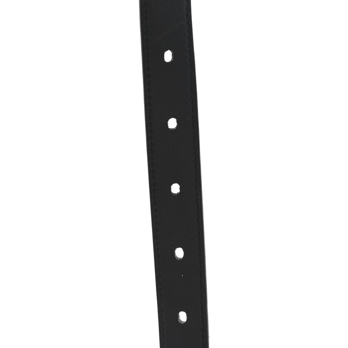 Snakeskin Monogram Square Buckle Belt 80 32 Black