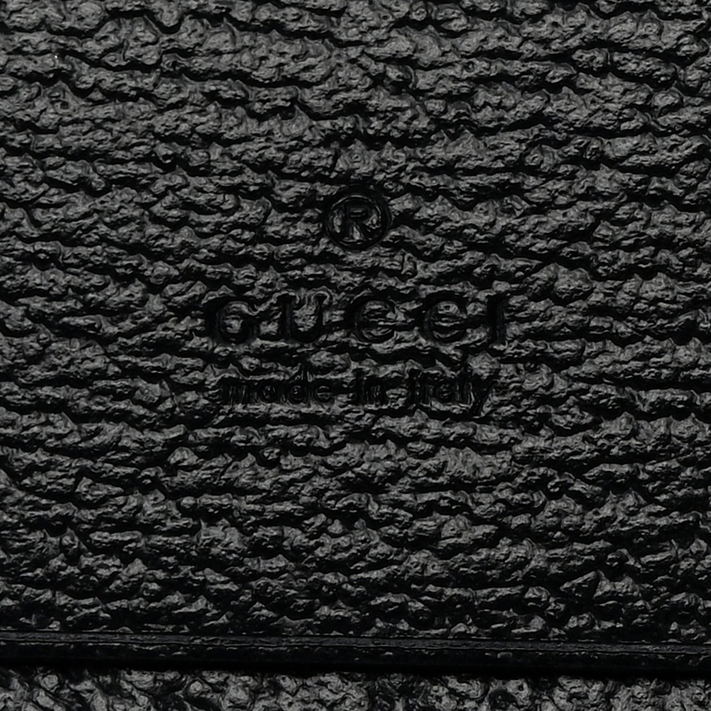 GG Supreme Monogram Textured Dollar Calfskin Web Ophidia Card Case Beige Blue