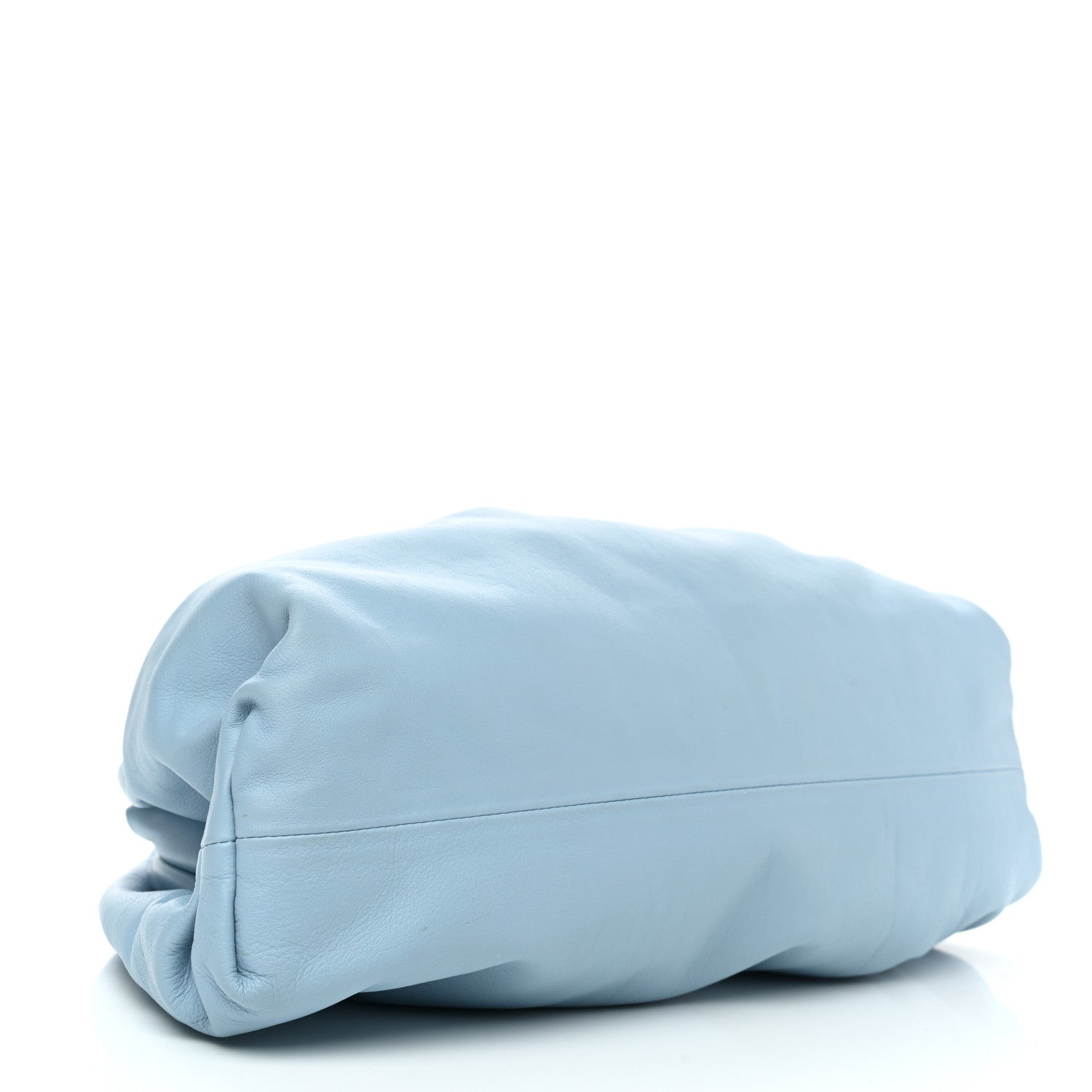 Bottega Veneta Smooth Butter Calf The Pouch Oversized Clutch Ice 4 of 12