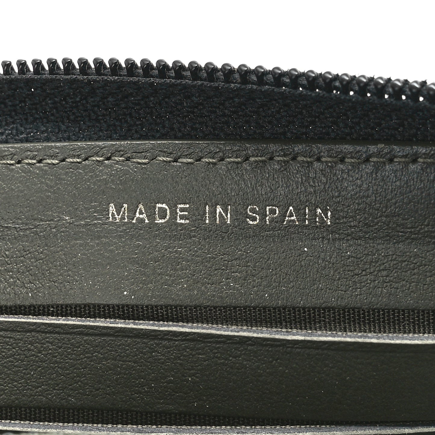 Caviar Quilted Boy Small Zip Around Wallet Black