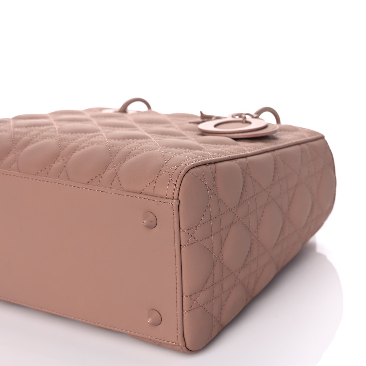 Christian Dior Ultra Matte Calfskin Cannage Medium Lady Dior Beige 6 of 18