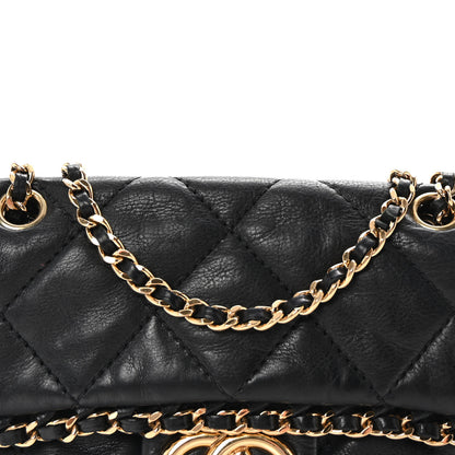 Chanel Calfskin Mini Chain Me Flap Black 8 of 10