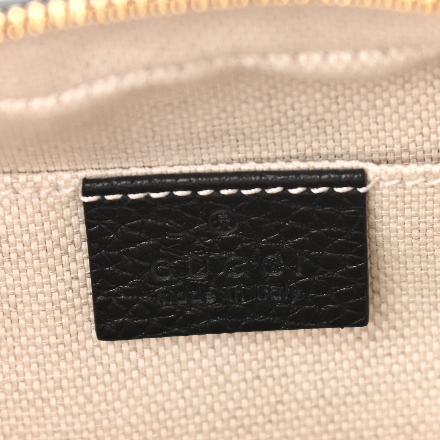 Pebbled Calfskin Small Soho Disco Bag Black