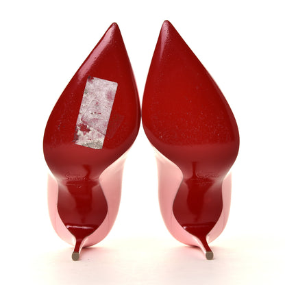Christian Louboutin Patent Hot Chick 100 Pumps 37 Eglantine 12 of 12