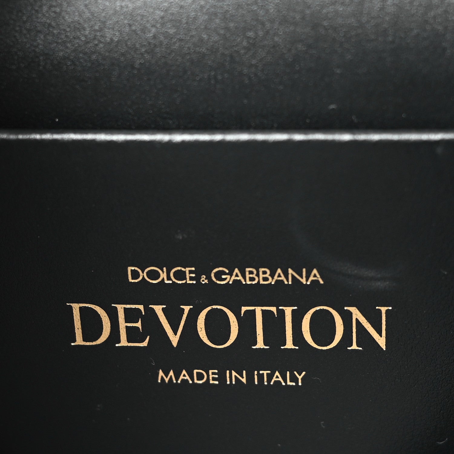 Dolce & Gabbana Smooth Calfskin Small Devotion Envelope Top Handle Bag Black 6 of 8