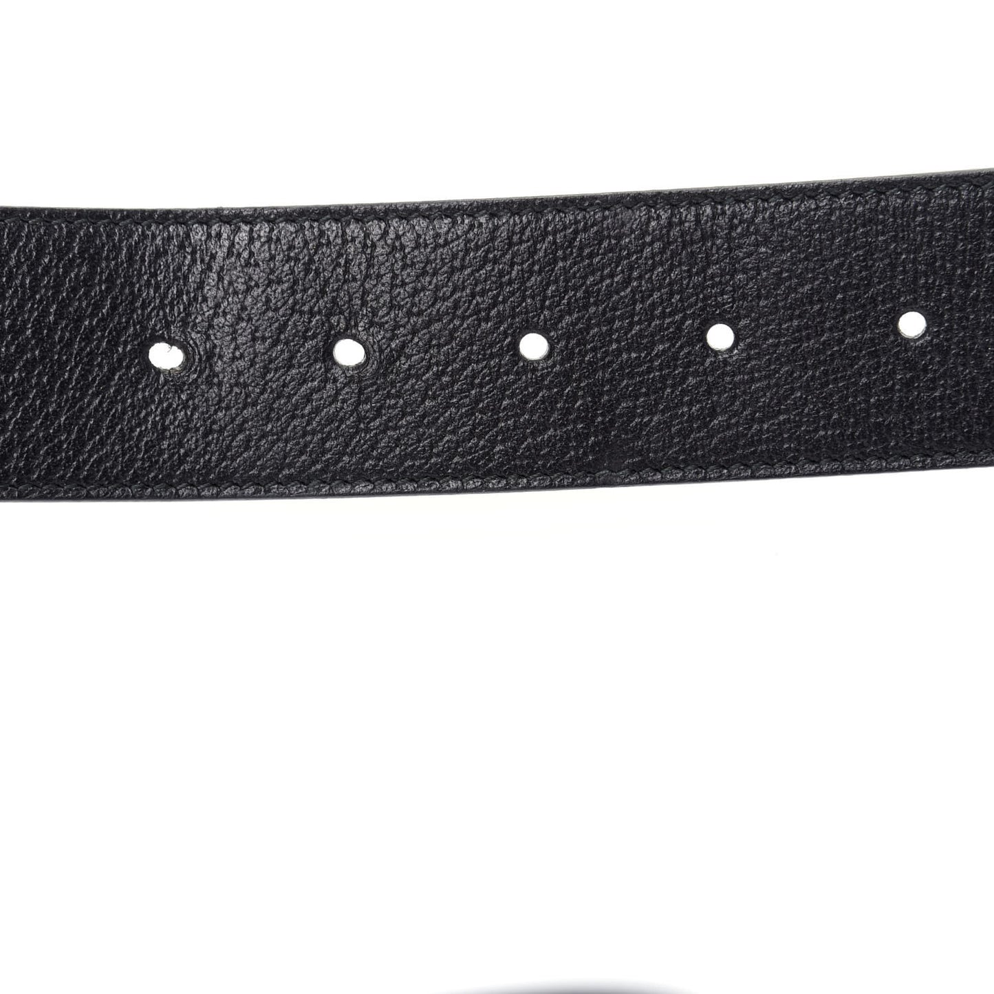 Textured Calfskin Double G 40mm Belt 115 46 Black