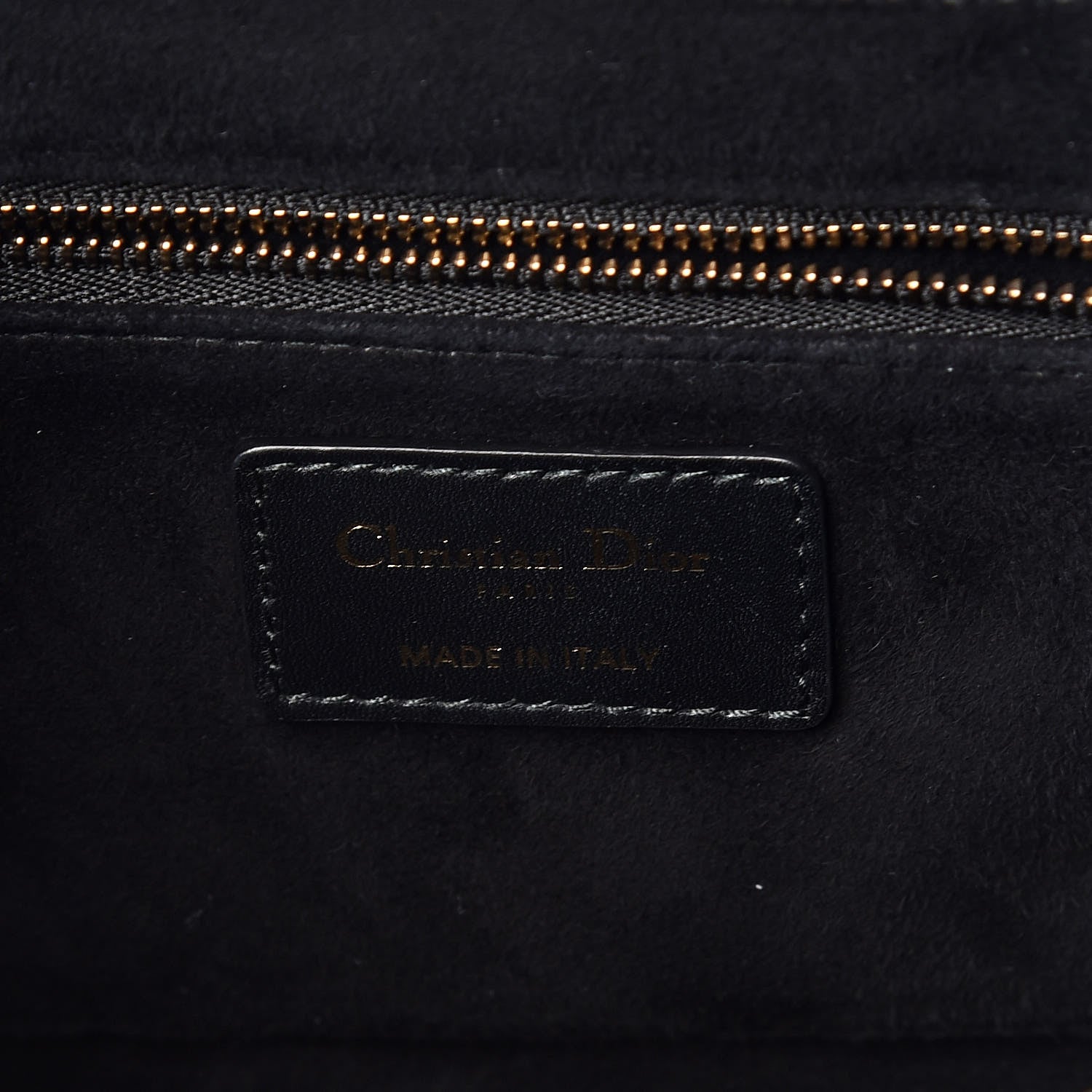Christian Dior Calfskin Studded Floral Dio(r)evolution Flap Bag Black 6 of 13