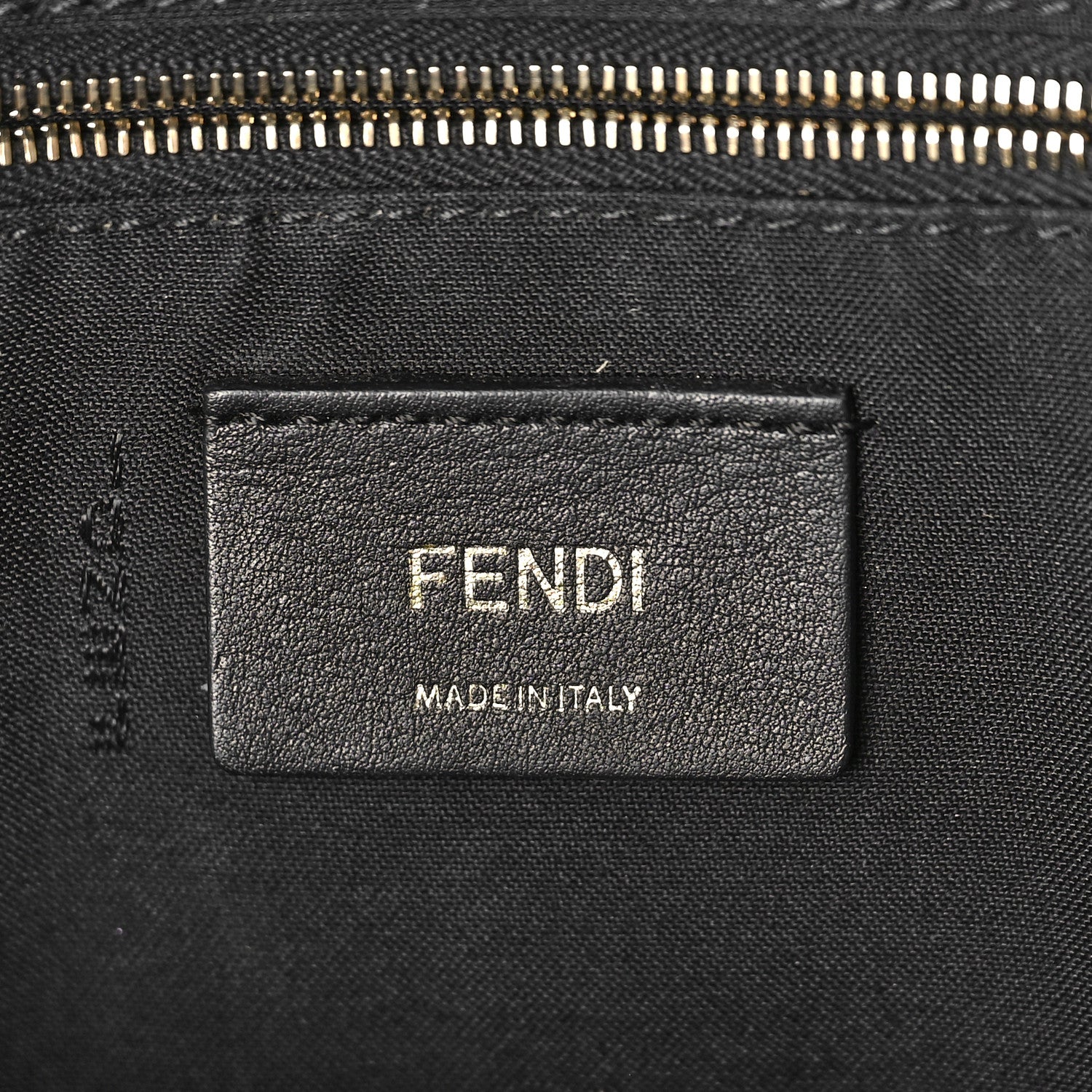 Fendi X FILA Glazed Fabric Vitello Century FF 1974 Mania Mini Backpack Black White 6 of 8