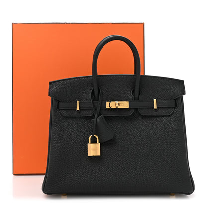 Hermes Togo Birkin 25 Black 10 of 10