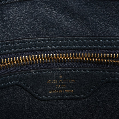 Louis Vuitton Ostrich Python Majestueux Tote MM Blue 6 of 7