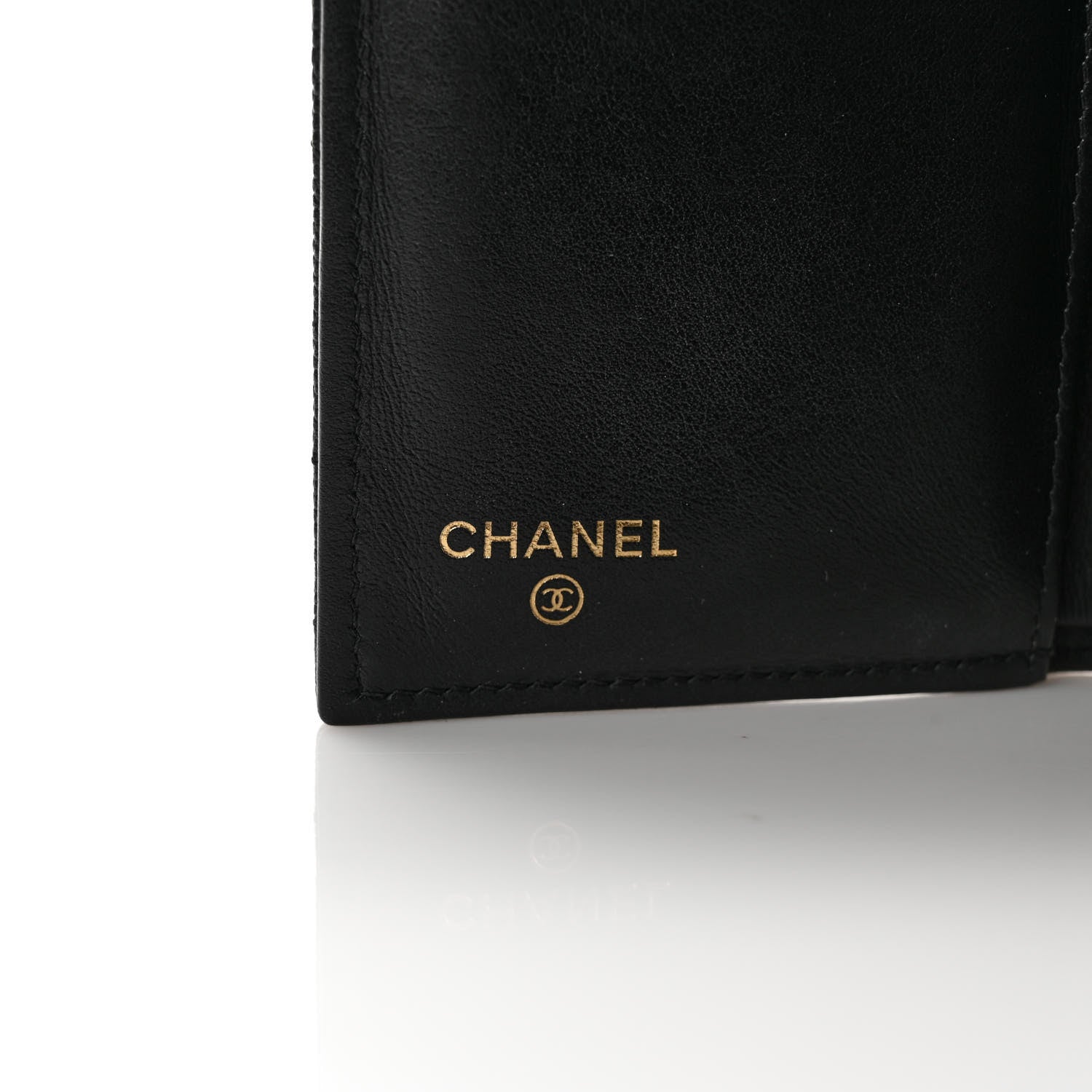 Chanel Caviar Quilted Medium Boy Flap Wallet Black 7 of 8